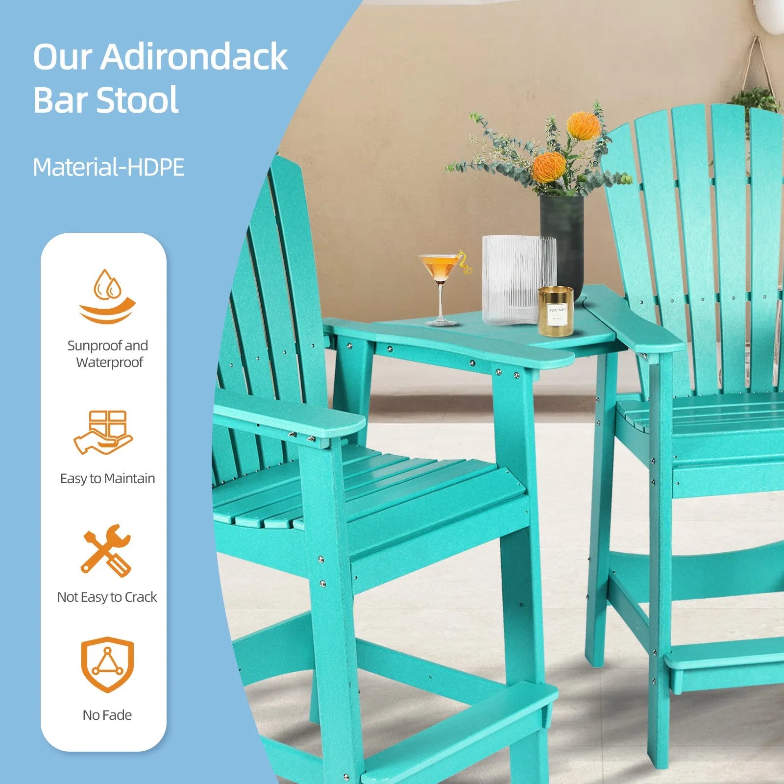 Tall_Adirondack_Chairs_Set_of_2_HDPE_Patio_Bar_Stool_with_Connecting_Tray_Aoodor_Cyan-5