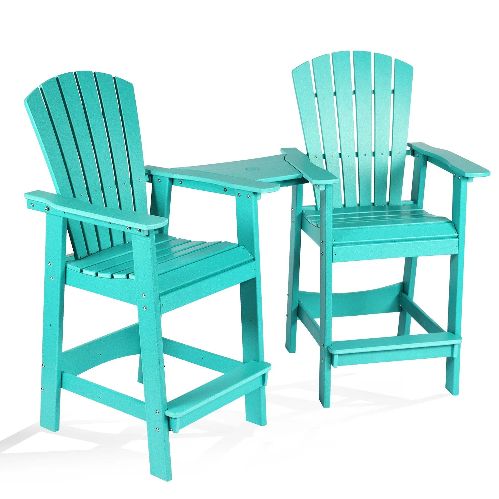 Tall_Adirondack_Chairs_Set_of_2_HDPE_Patio_Bar_Stool_with_Connecting_Tray_Aoodor_Cyan