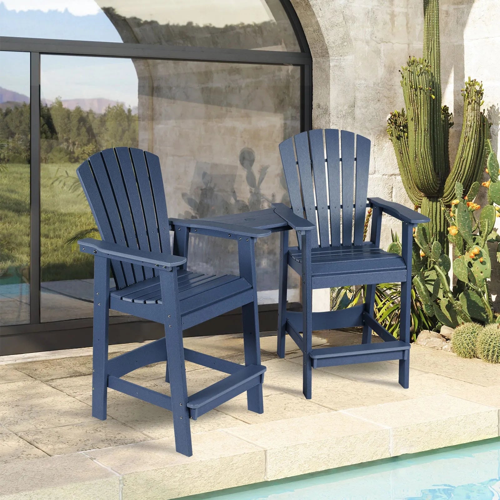 Tall_Adirondack_Chairs_Set_of_2_HDPE_Patio_Bar_Stool_with_Connecting_Tray_Aoodor_Dark_Blue-8